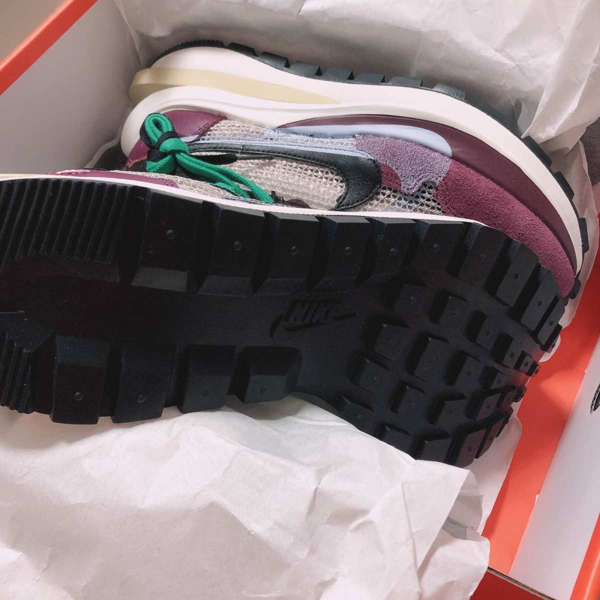 Nike vaporwaffle 酒红  神仙颜值的👟 七
