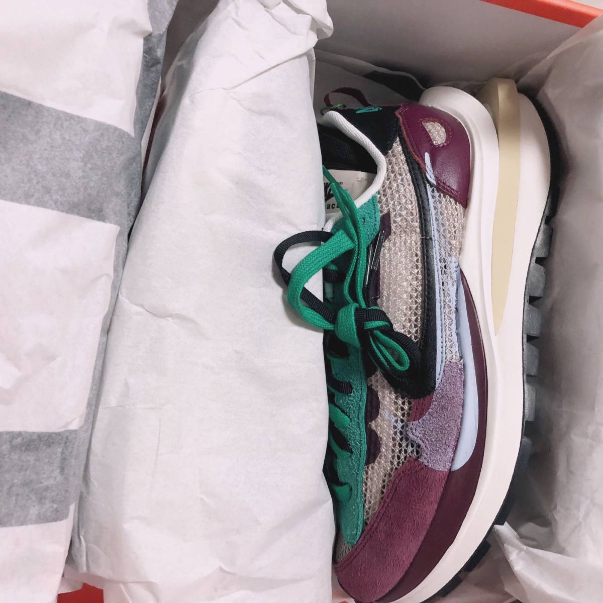 Nike vaporwaffle 酒红  神仙颜值的👟 七