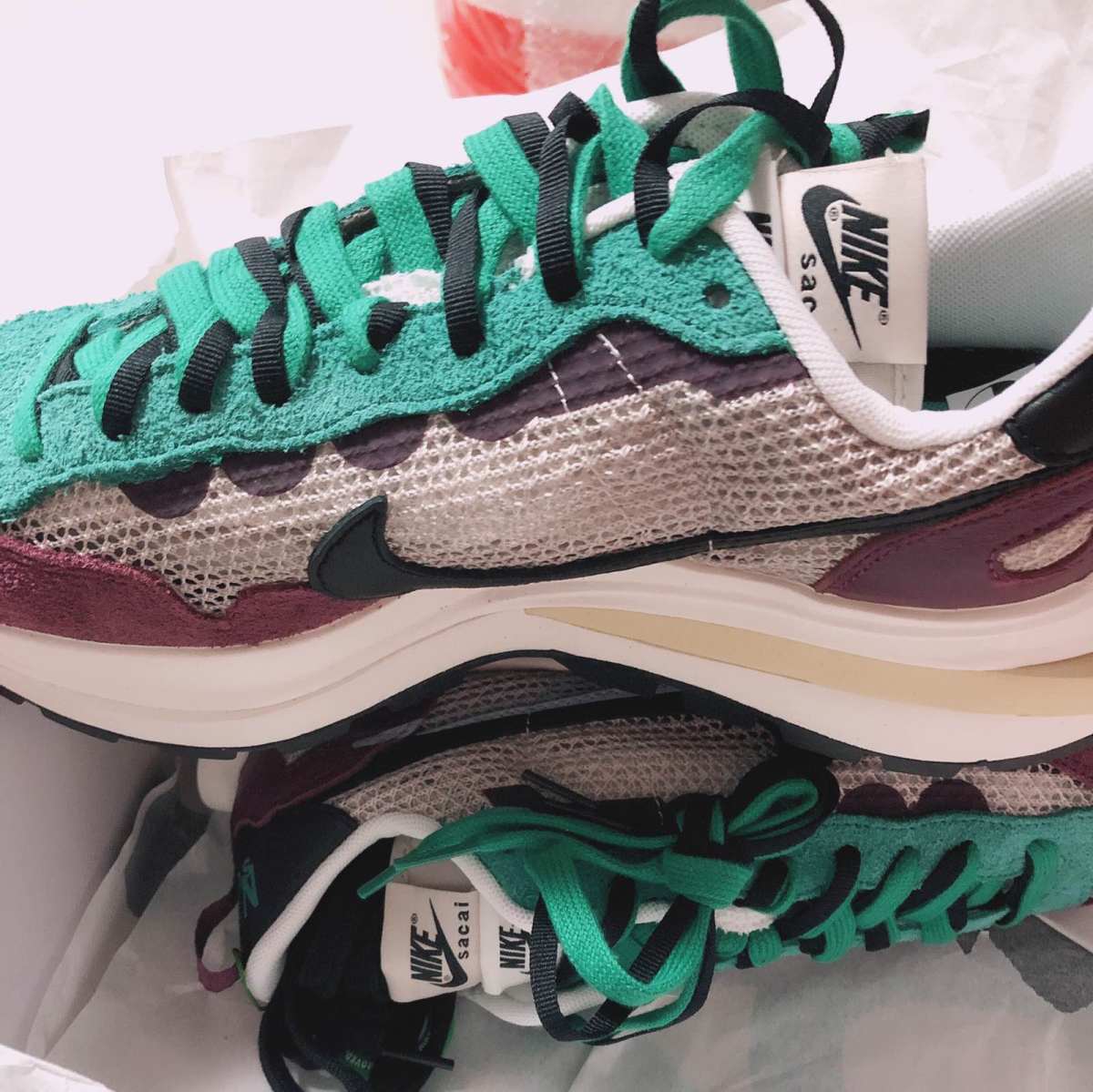 Nike vaporwaffle 酒红  神仙颜值的👟 七
