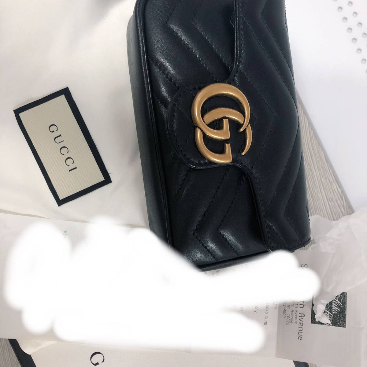 Gucci入门款 经典百搭款🉑️  实物很小 很轻巧 su
