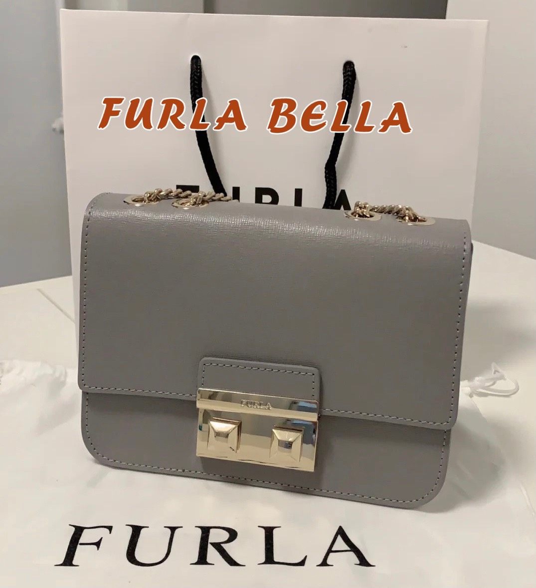 💕FURLA是意大利著名的皮革品牌，设计温婉优雅，颜色调和
