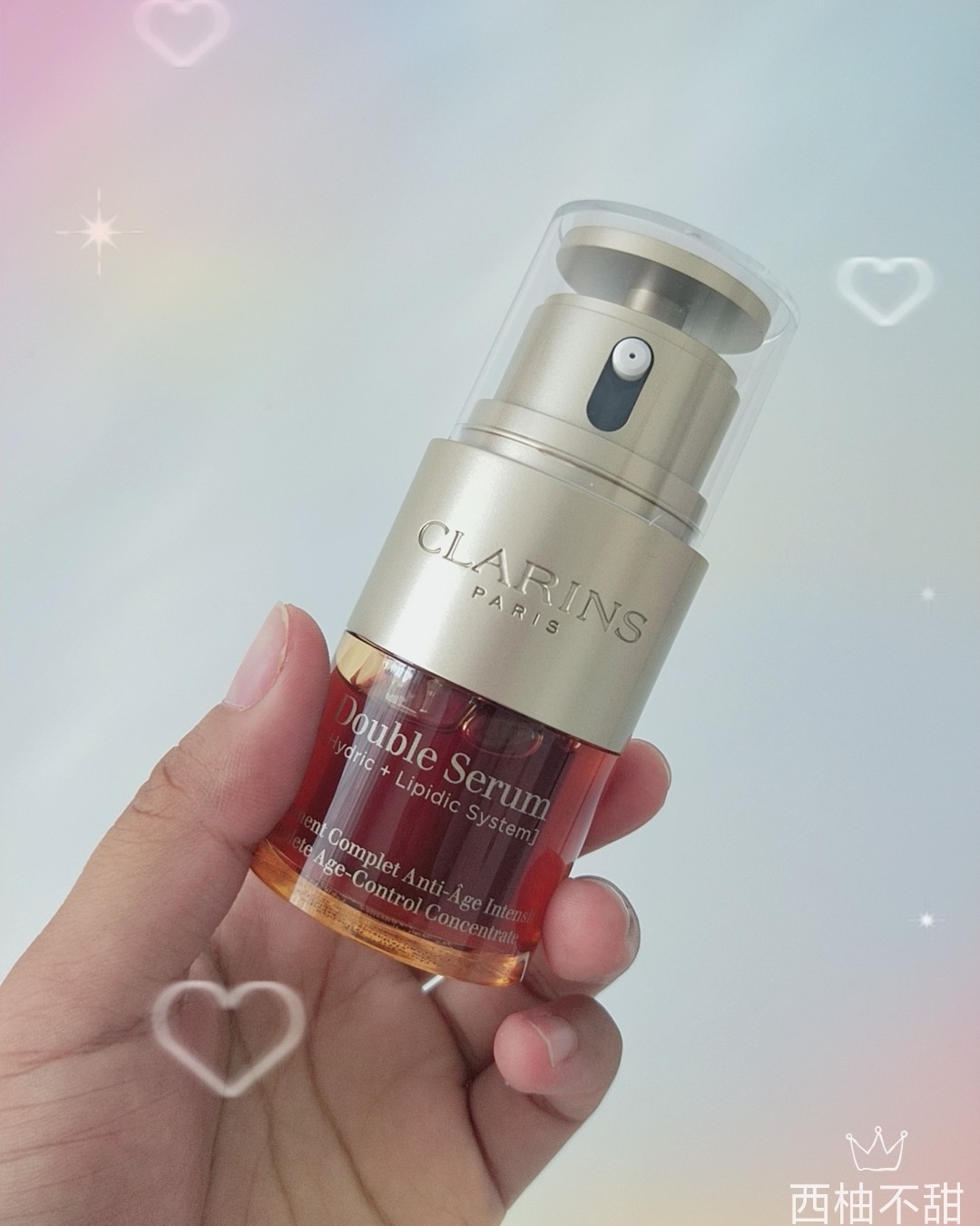 💟娇韵诗双萃精华风很大，看得我心痒痒，所以就入手了一个20