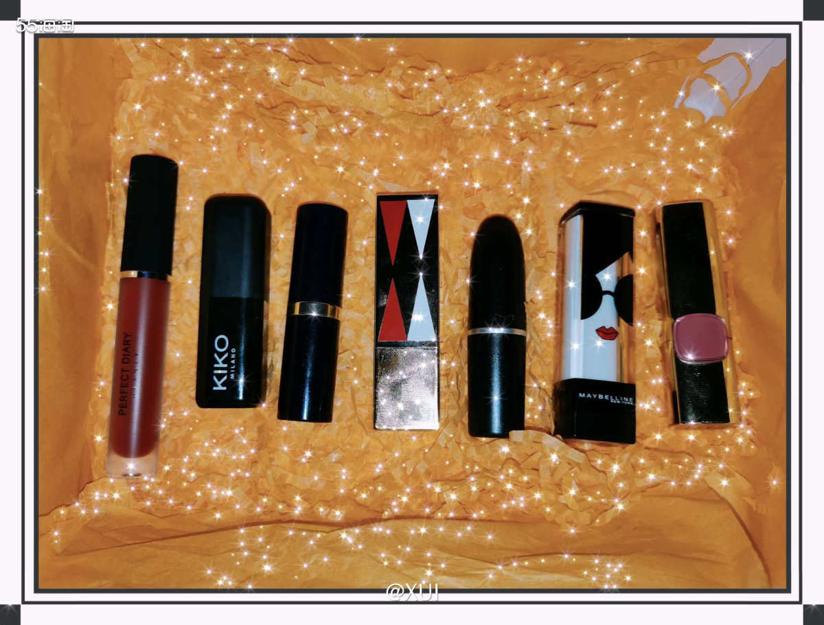 全部拿出来试色一遍发现居然没有👻打**💄 🙅完美日记 