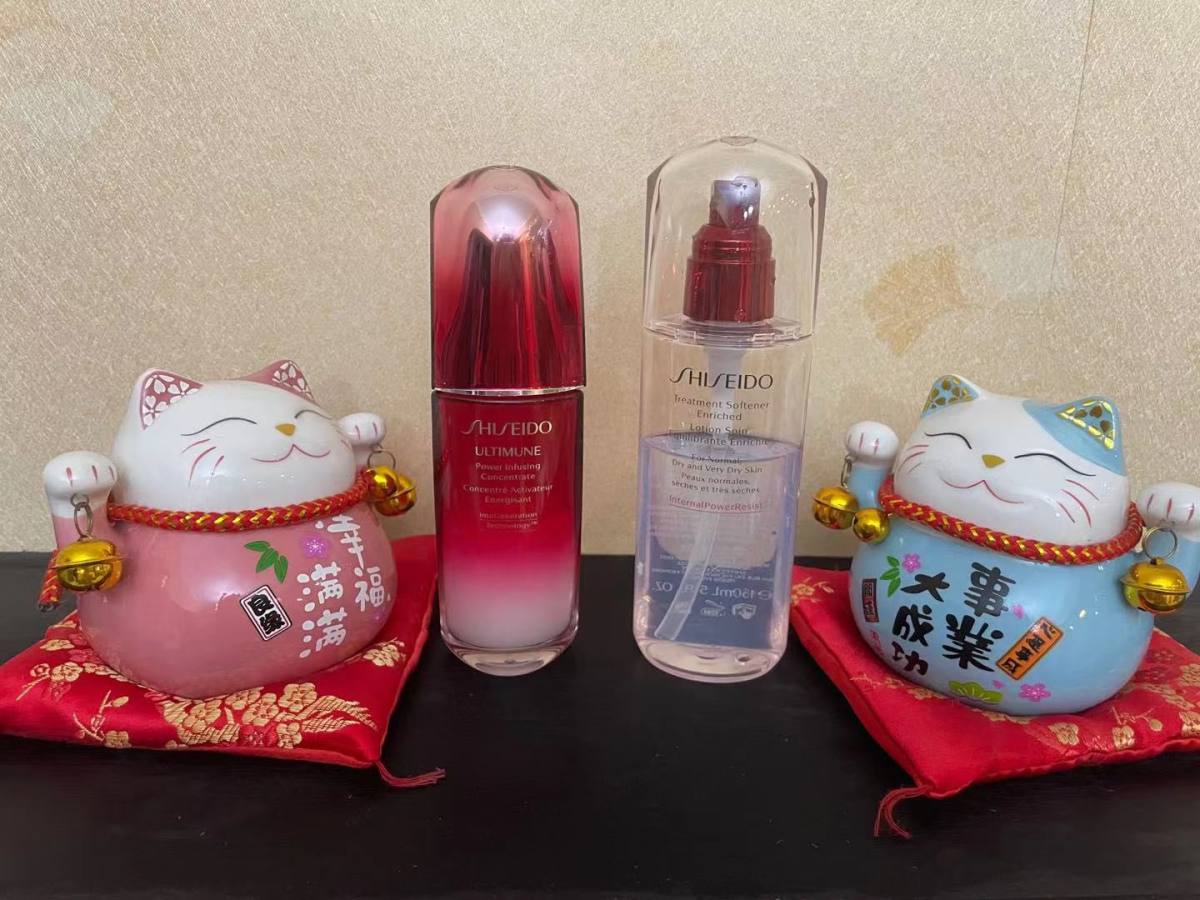 Shiseido资生堂肌源焕活精粹水和红腰子精华才是一个系列
