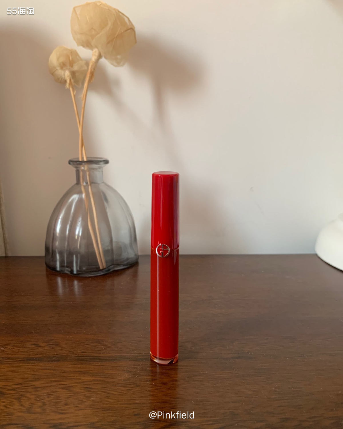 🍅阿玛尼红管唇釉＃405，非常高级的哑光丝绒质地，特别浓稠