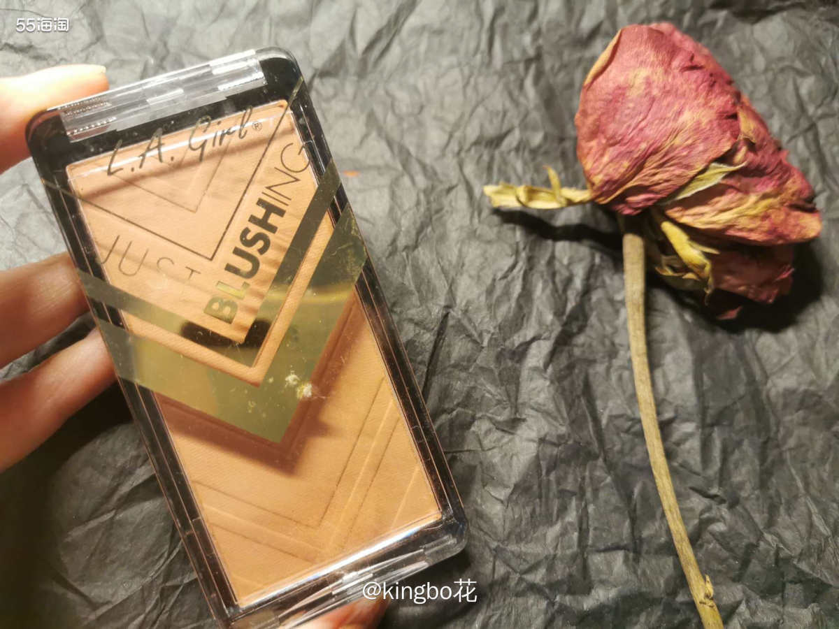 🔶洛杉矶女孩 L.A Girl腮红491，自然温柔裸红，薄