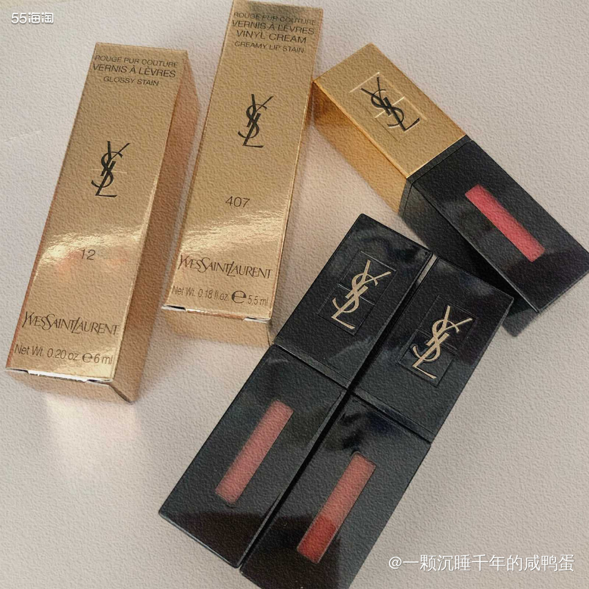 这三只唇釉都是海淘买的，是一个套装，三只才三百块钱，四舍五入