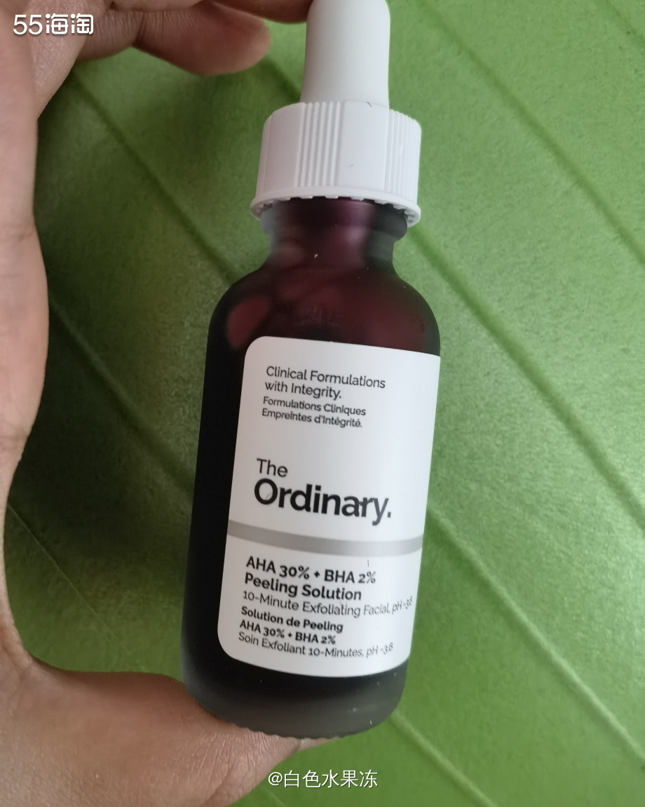🌸The ordinary果酸面膜是相对来说酸度比较高的一