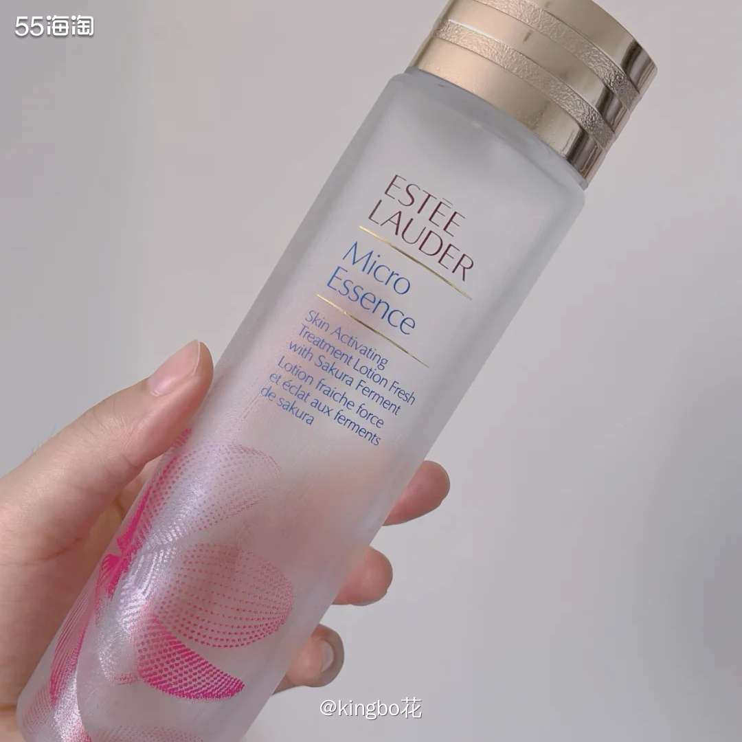 🔶雅诗兰黛樱花微精华水，平衡水油清爽不腻，混油皮夏天用也毫