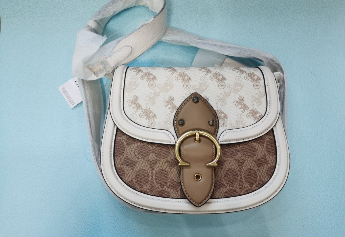 Coach蔻驰新款马鞍包，有多火？不用我多说，大家都知道吧！