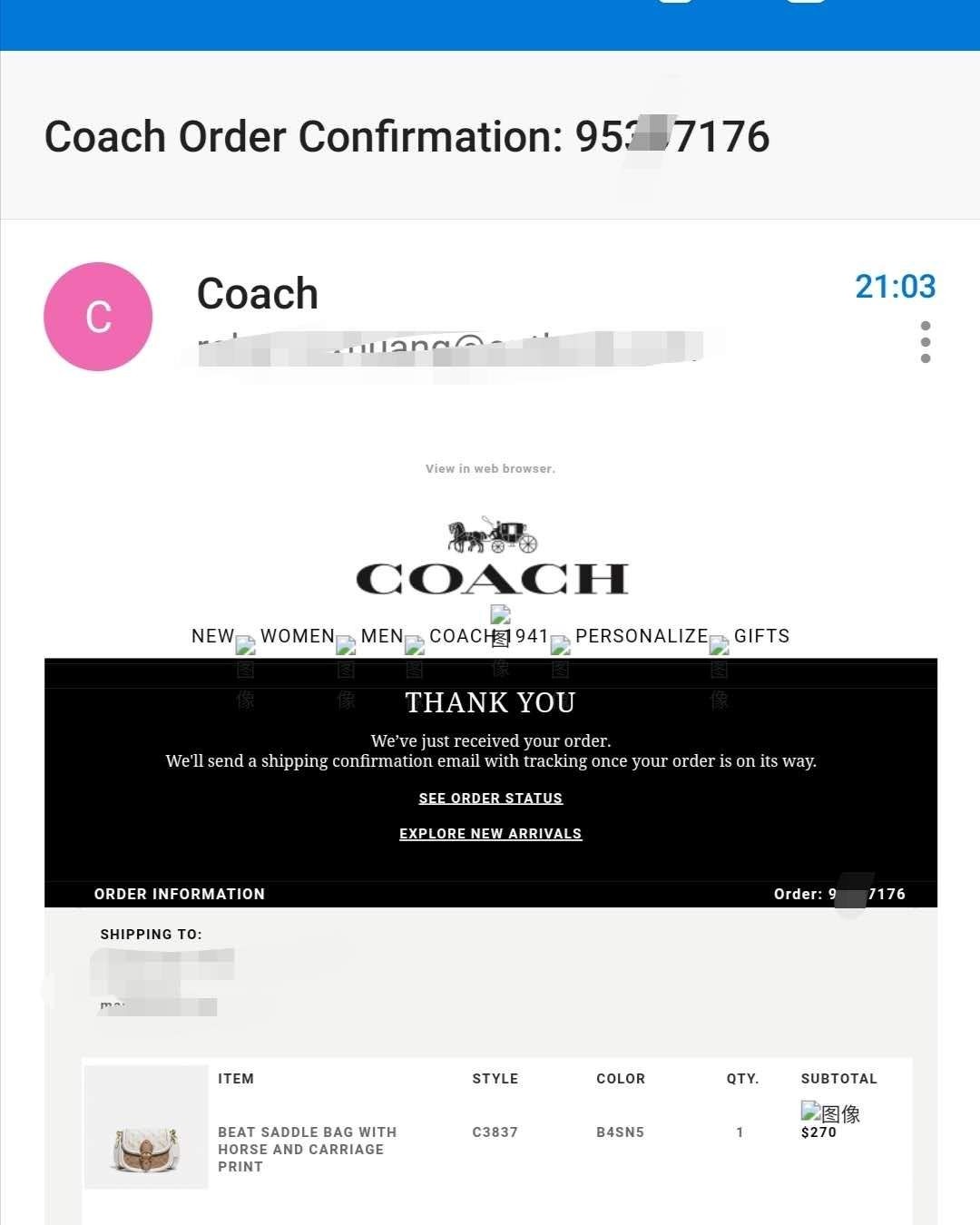 Coach蔻驰新款马鞍包，有多火？不用我多说，大家都知道吧！