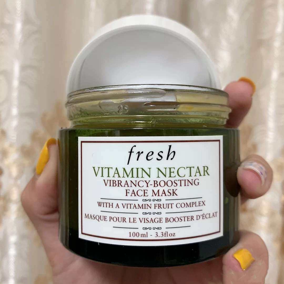 今天dandan涂的是Fresh的果萃面膜，馥蕾诗是法国🇫