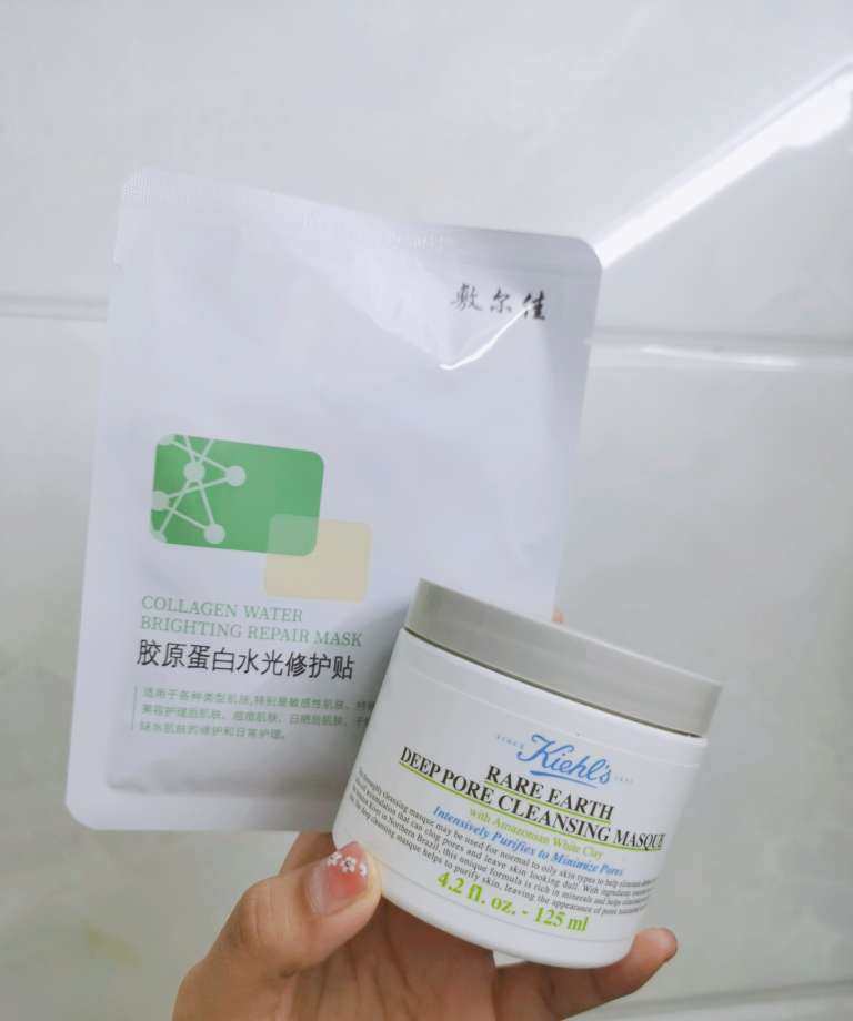 今日还是孩子午休打卡面膜，深夜孩子睡了打卡！不知道审核此文的