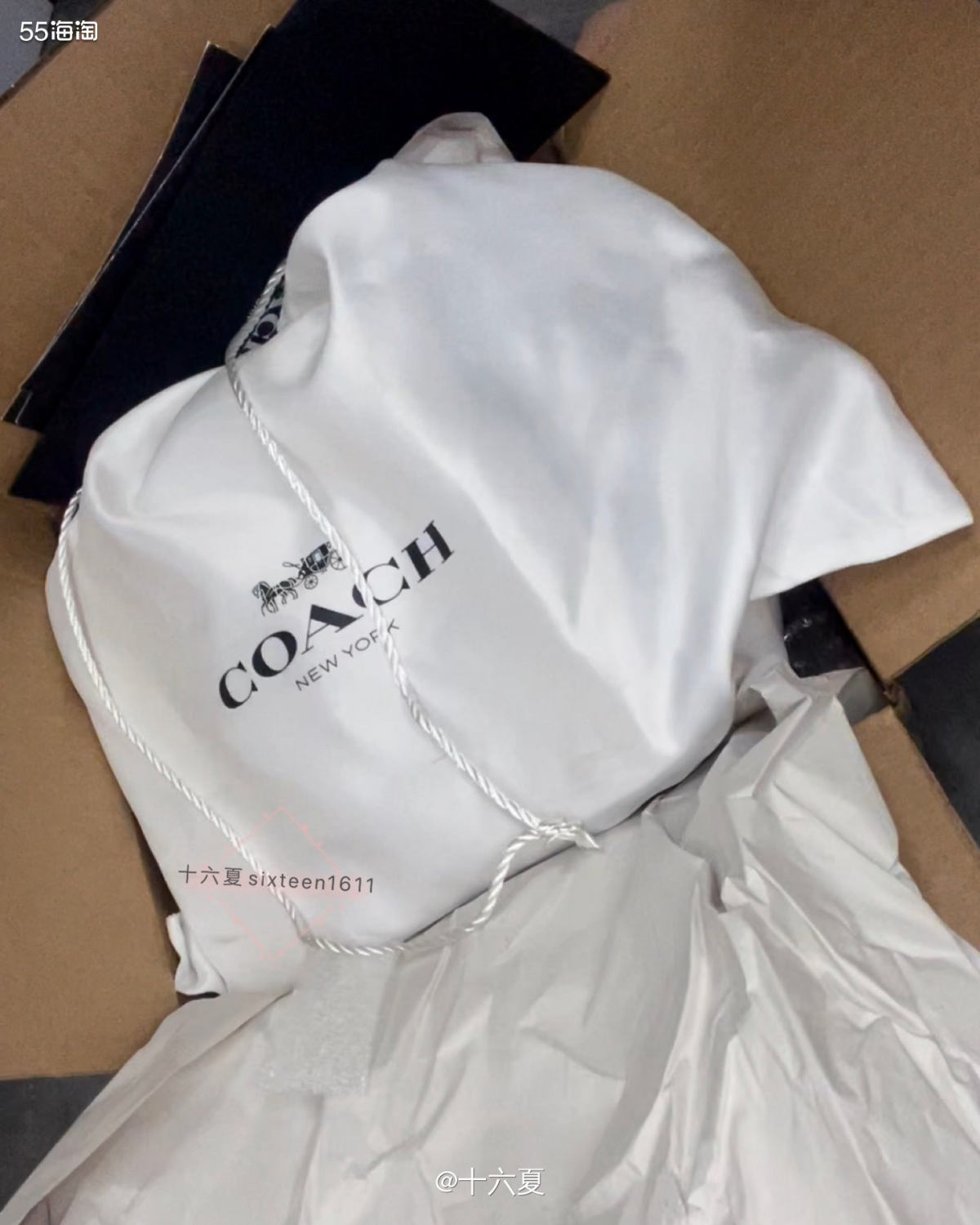 🌟来自Coach官网专柜款的包包，颜色我看着是米白色，有点