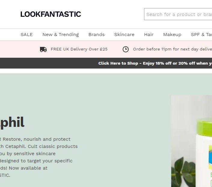 Lookfantastic是一家来自英国本土的知名美妆网站，