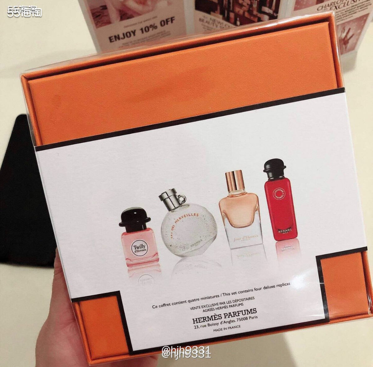 爱马仕的包袋实在太贵，买不起😄！ 但是一些彩妆和香水，还能