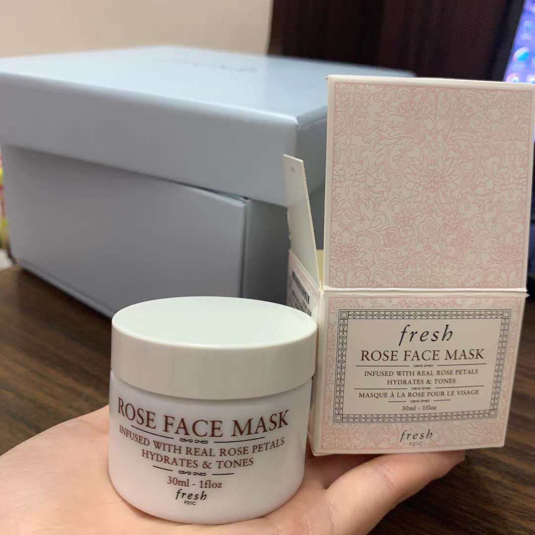 ⭐️fresh玫瑰面膜其实有两种，我这款是保湿的，还有一款是