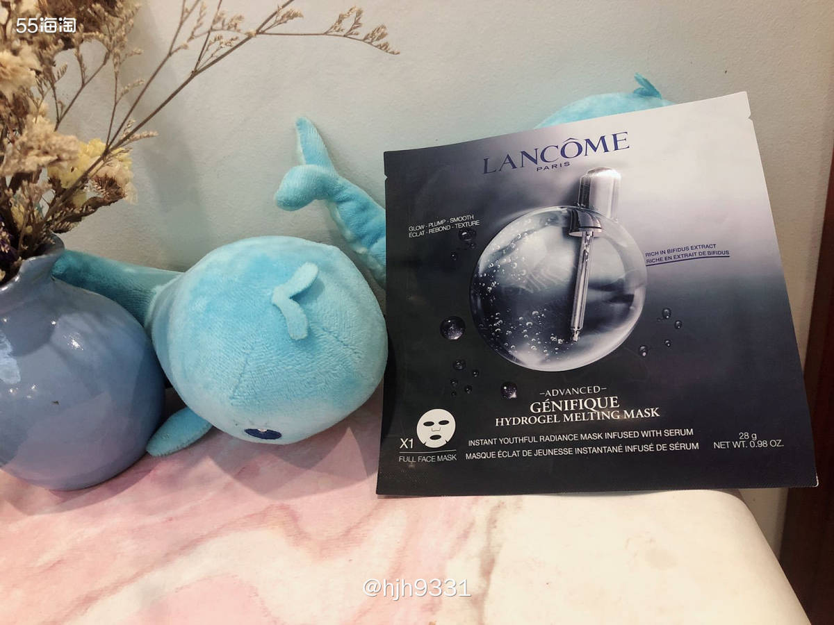 ✨兰蔻小黑瓶精华大家都非常熟悉了！不过它的同系列面膜比较冷门