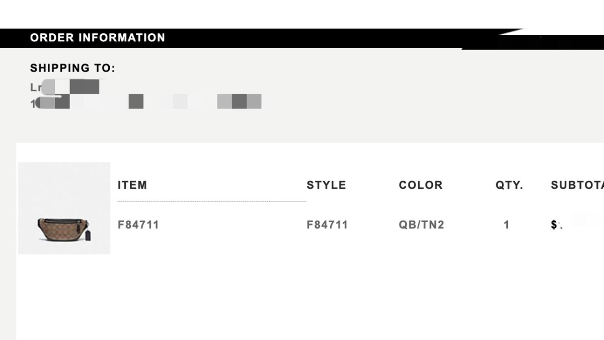 coach经典男士胸包warren 折扣后118刀 用的pp