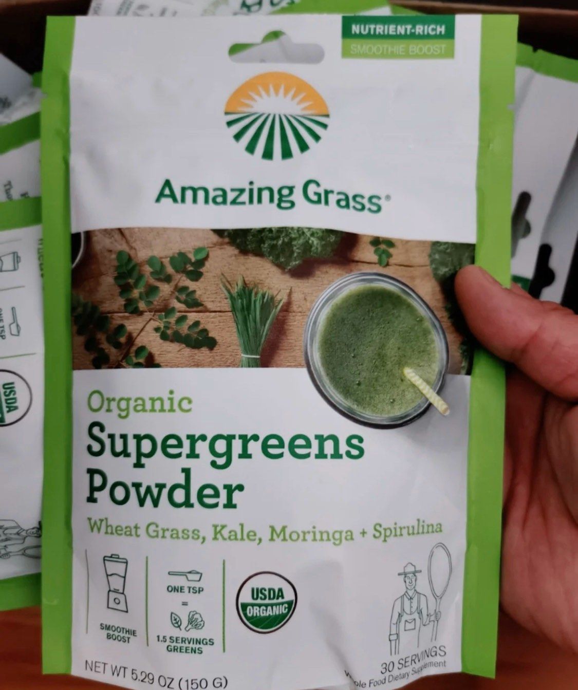 Amazing Grass这个品牌名起的真好，让人好奇心特别