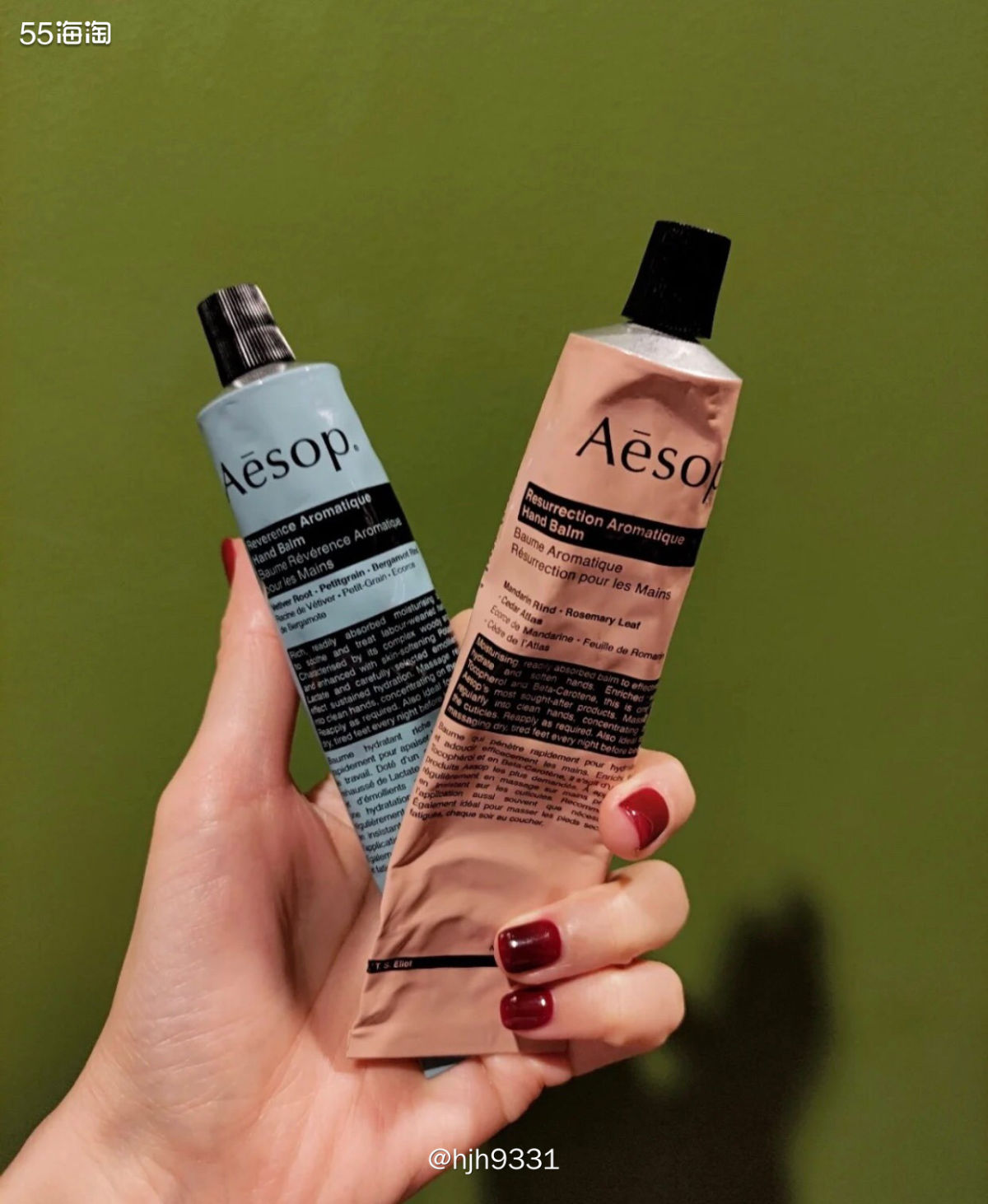 ✨伊索 Aesop伊索护手霜，从包装到膏体到味道都不错，就包
