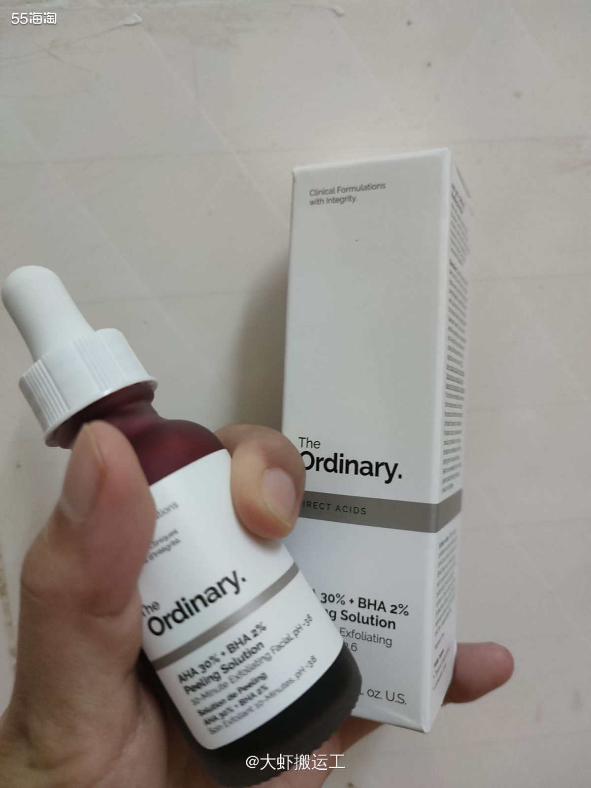 The Ordinary 30%果酸 + 2%水杨酸面膜  