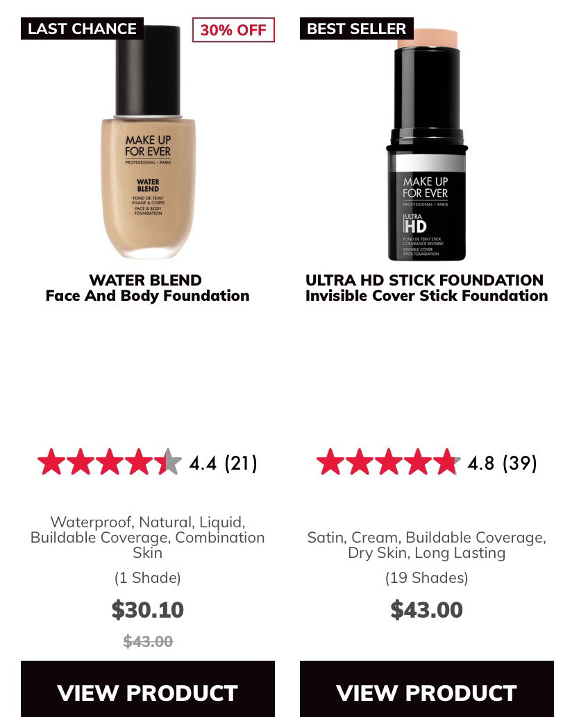 曾经为了买MAKE UP FOR EVER，英国、德国、美国
