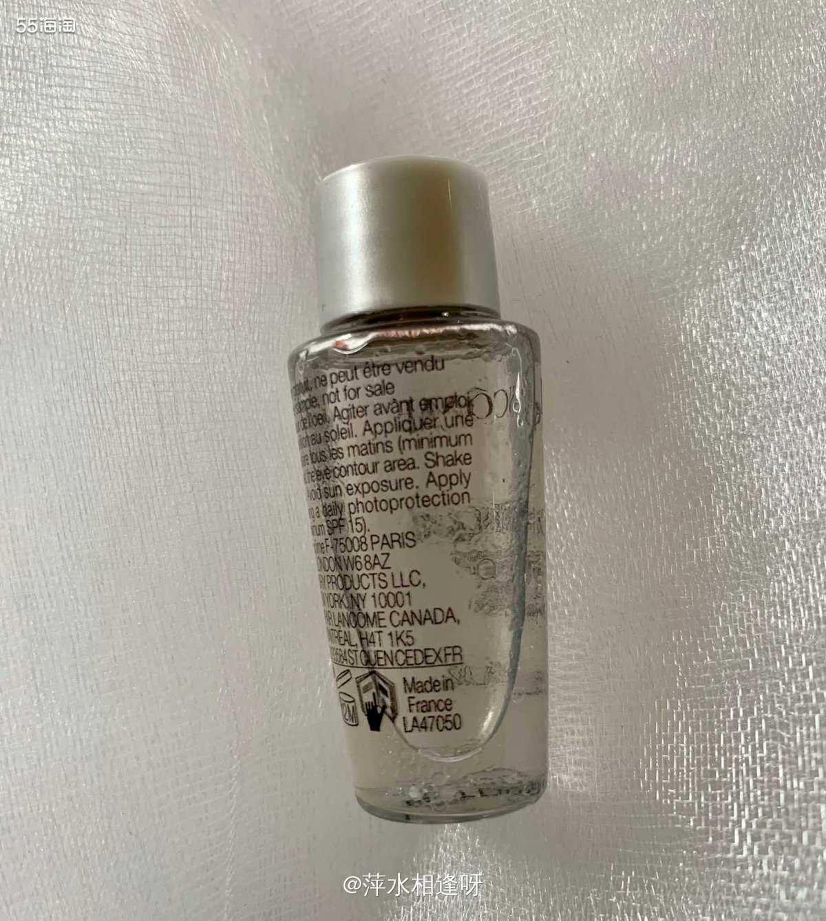 ✨兰蔻极光水近来很火爆，本来一直有种草的，正好丝芙兰送了两支