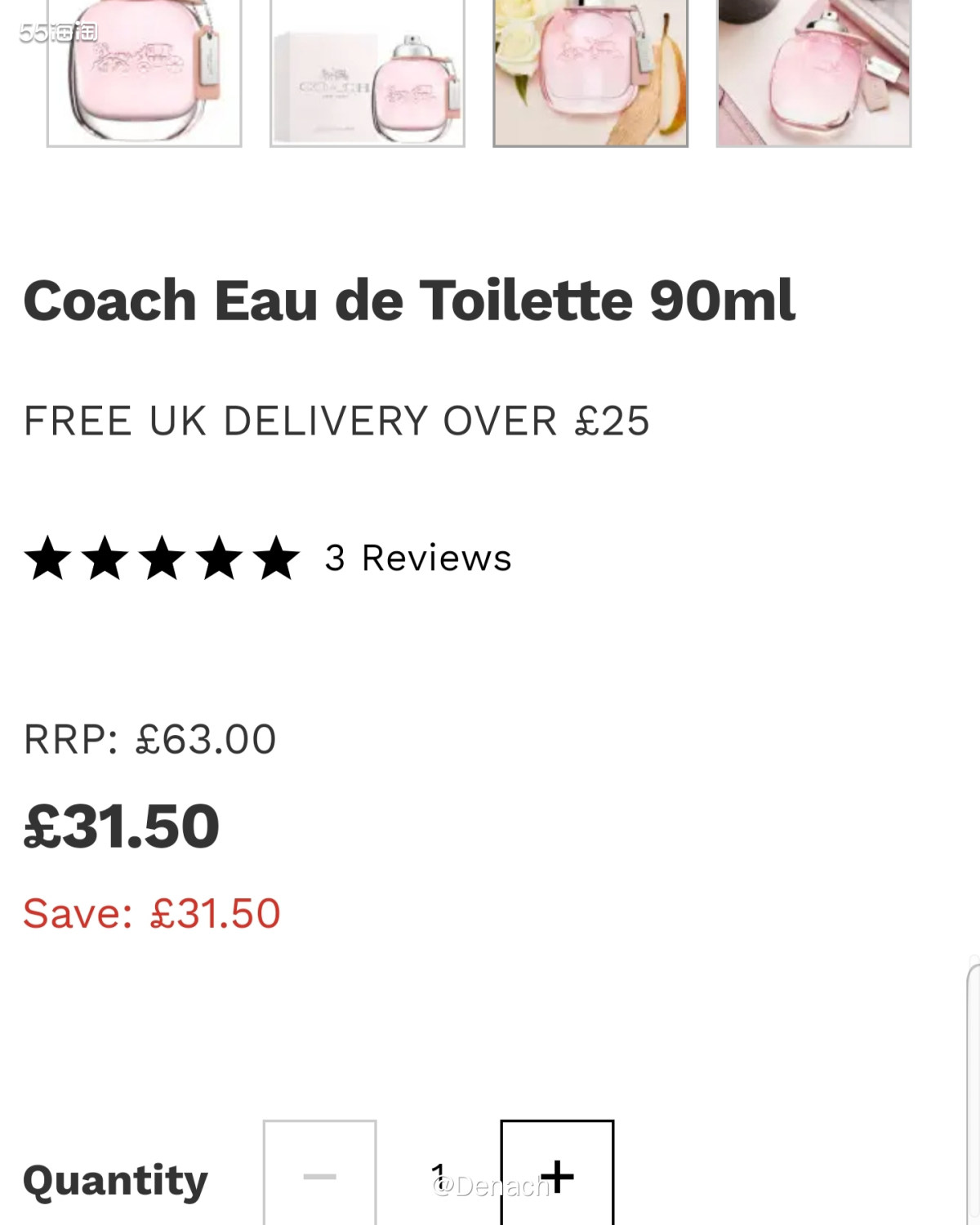 💡coach这个系列的香水外形也是有通用元素的。这个系列的