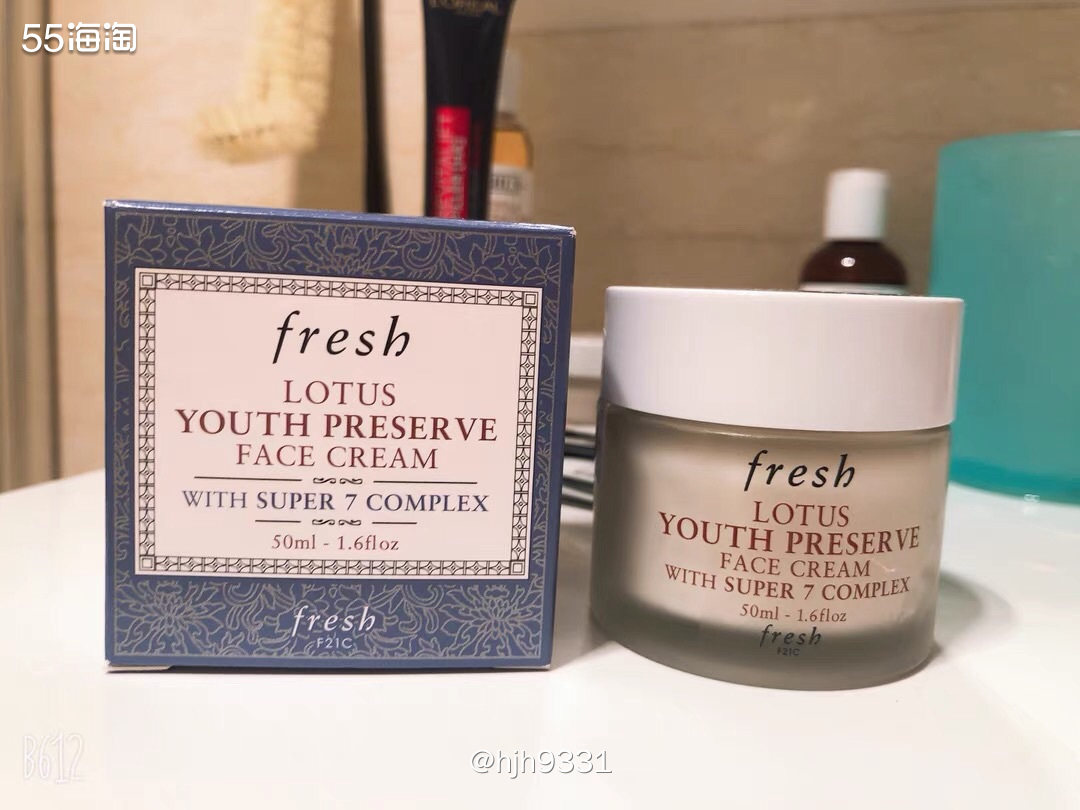 ✨Fresh睡莲面霜，清新的黄瓜淡香气，秉承 Fresh家一