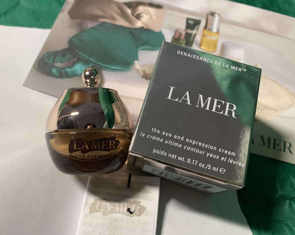 ✅鎏金眼霜补货，我又败家了，这是第二单。lamer现在学精明