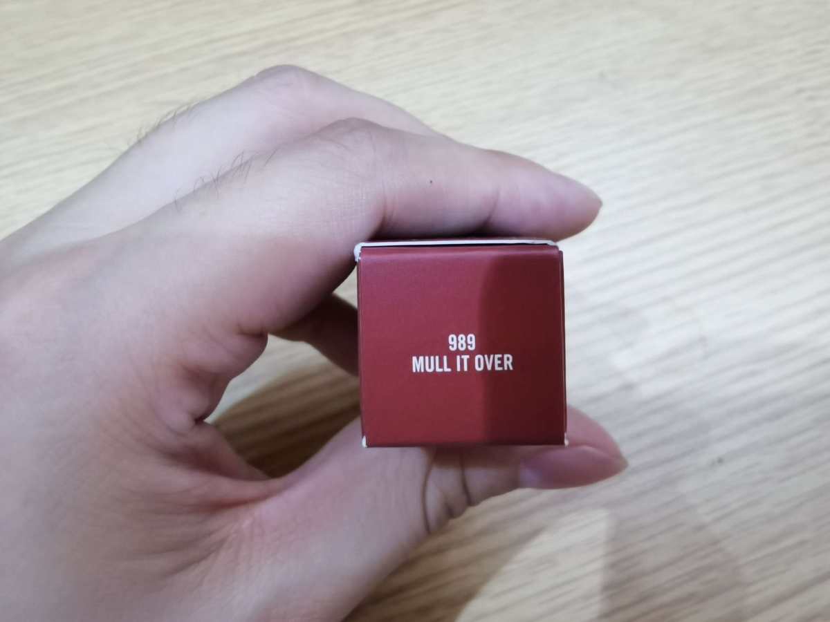 ✅ MAC 989 唇釉，MULL IT OVER，‮桃白‬