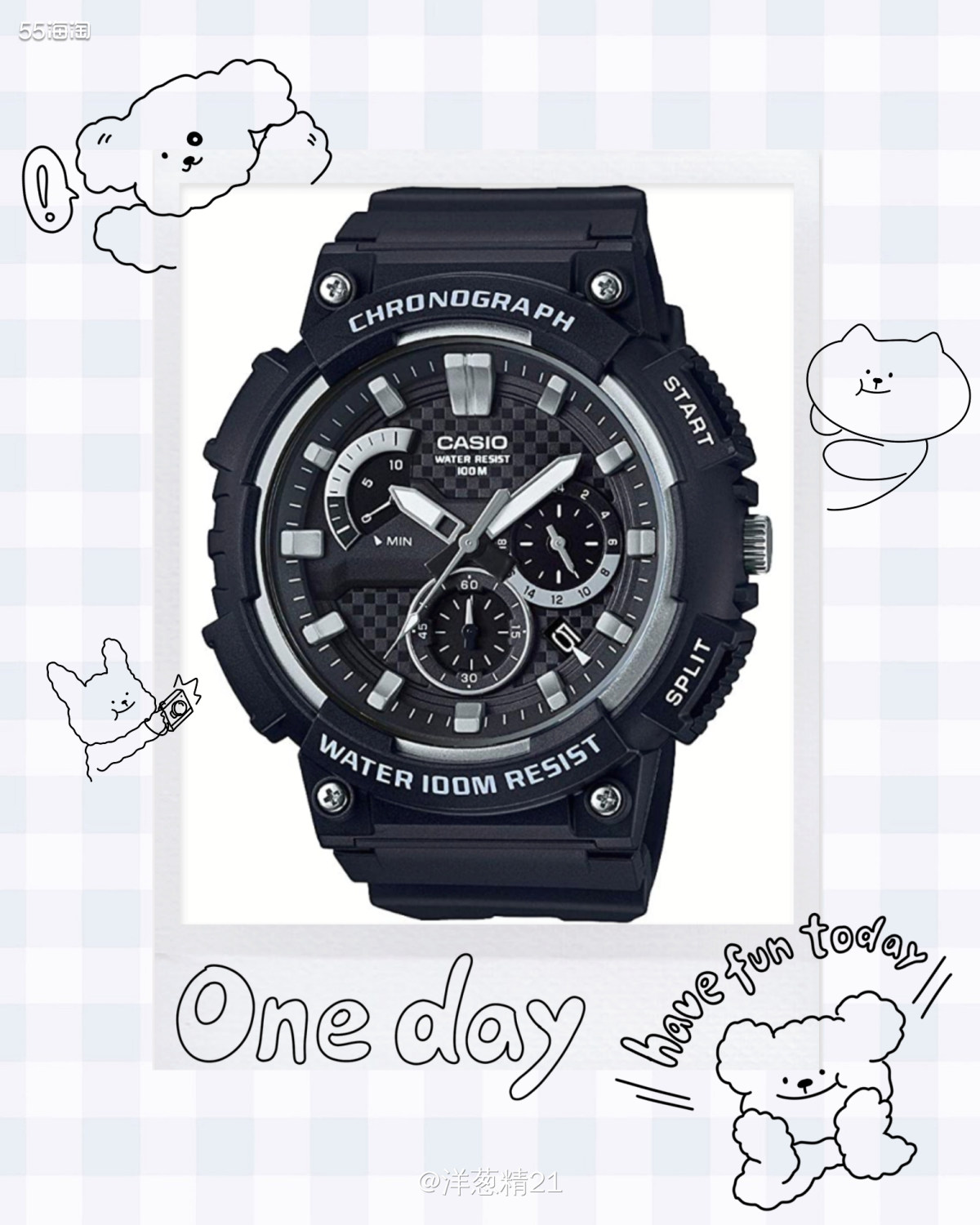 送给弟弟的生日礼物--卡西欧手表  Casio 卡西欧 Co