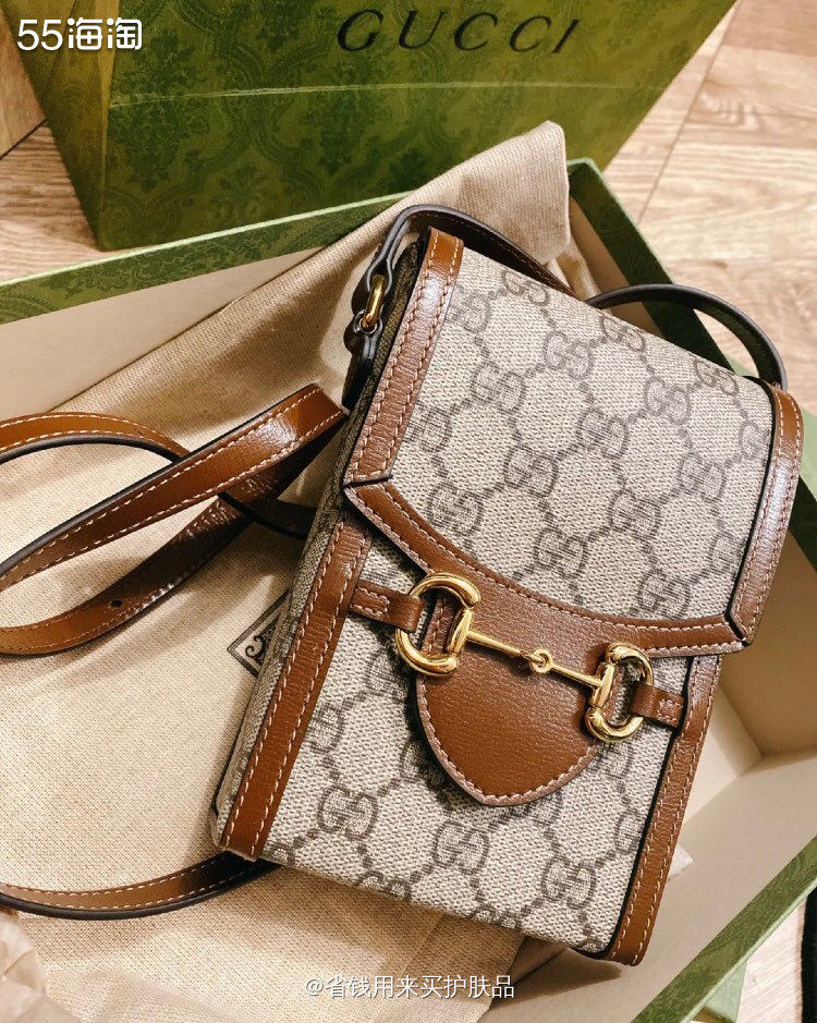 GUCCI1955马衔扣手机包丨Mytheresa可购入~✨