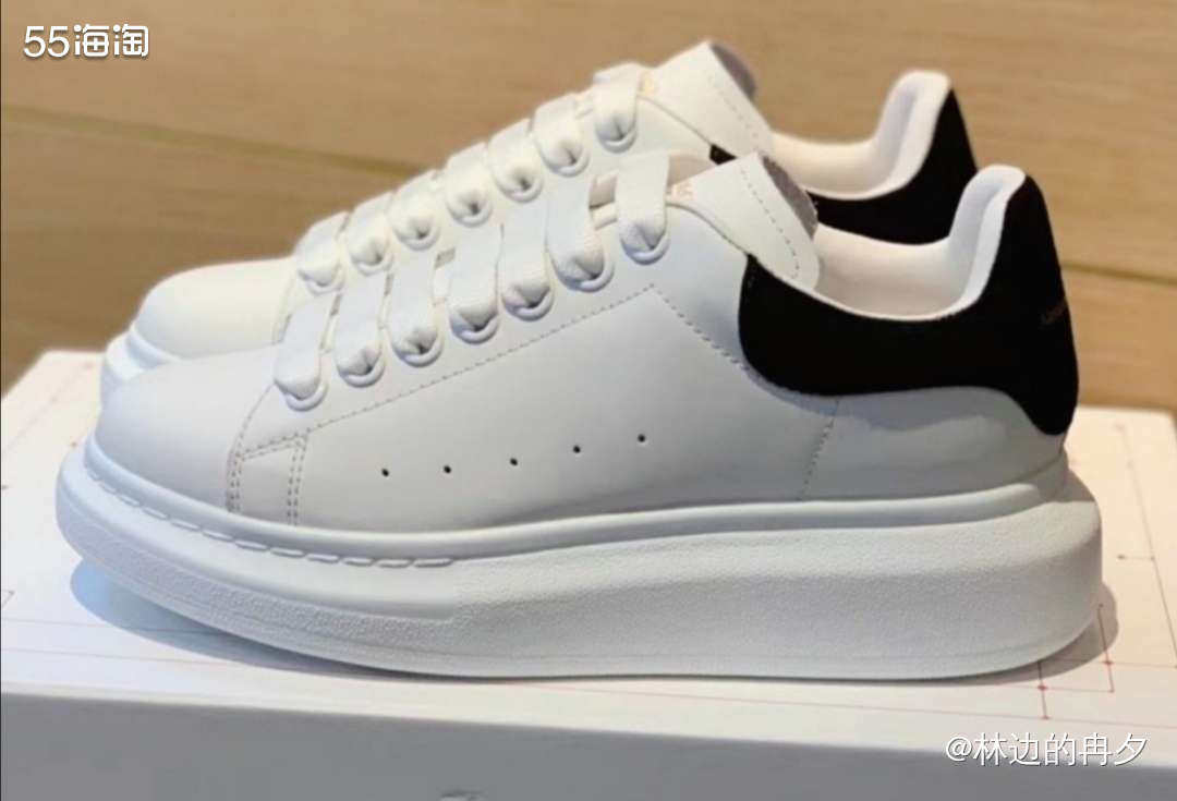 ALEXANDER MCQUEEN 黑尾是经典又百搭的小白鞋