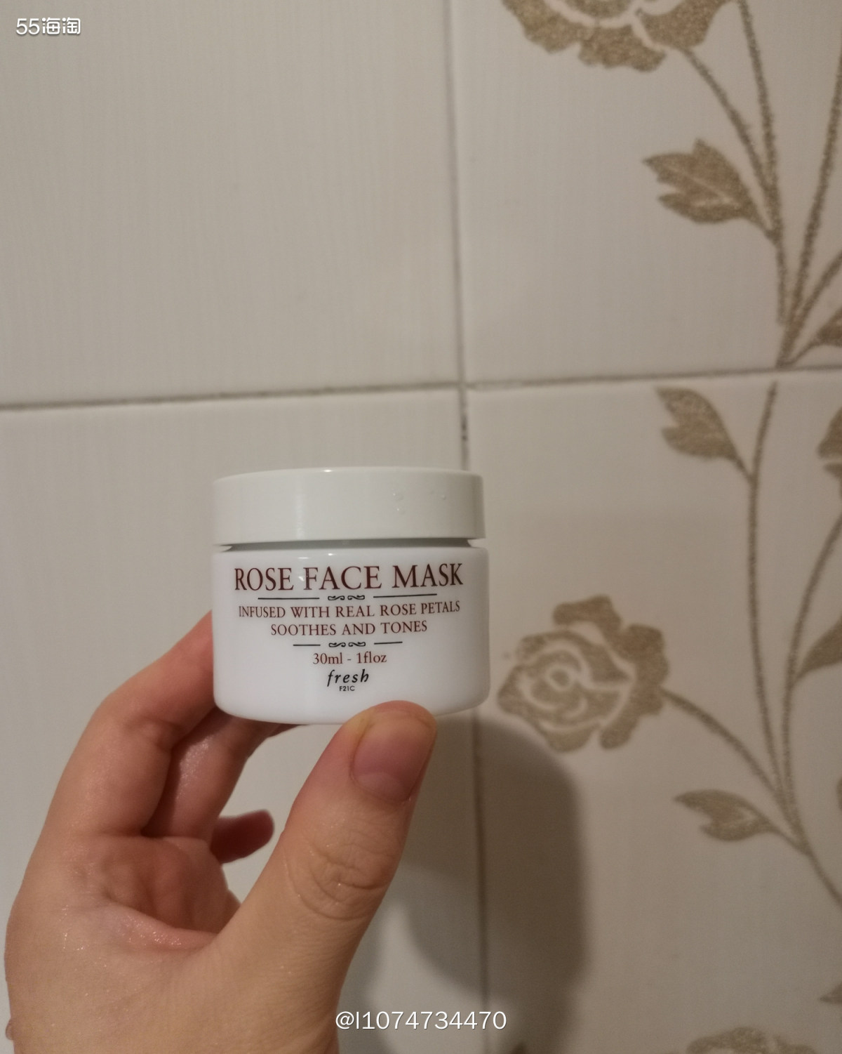 🌿今天来测评一下，新到的fresh套盒里玫瑰面膜。  🌿