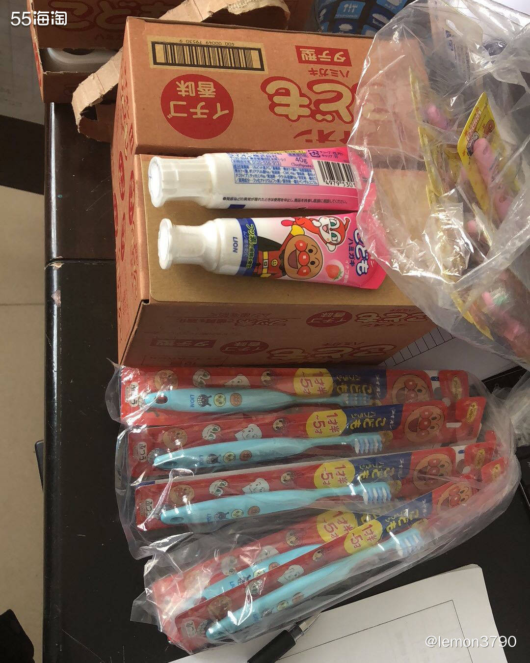产品：狮王面包超人儿童牙膏 120支  理由：自己在亚马逊购