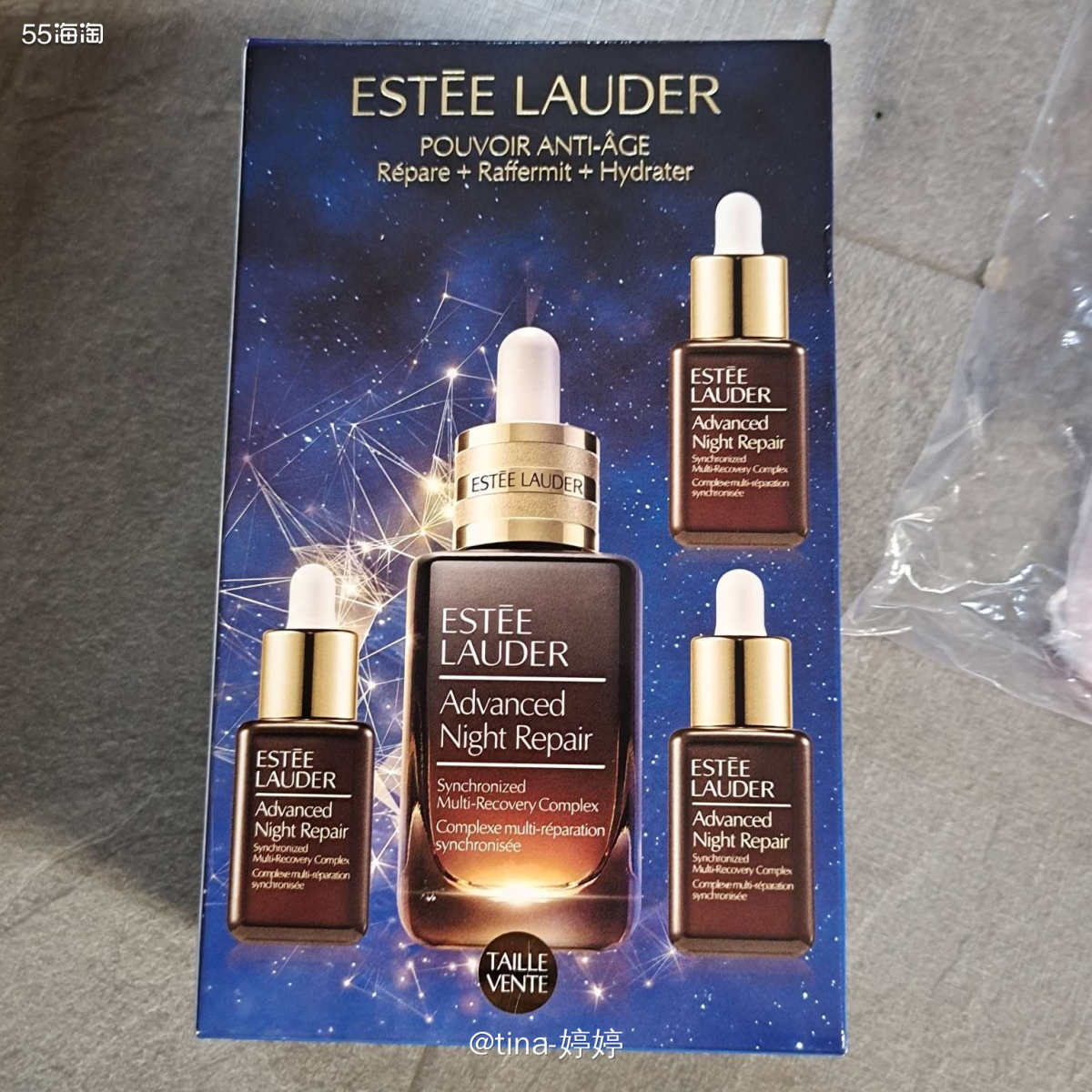 又是tina受到吉时关爱的一票,国内转顺丰很满意,estee lauder