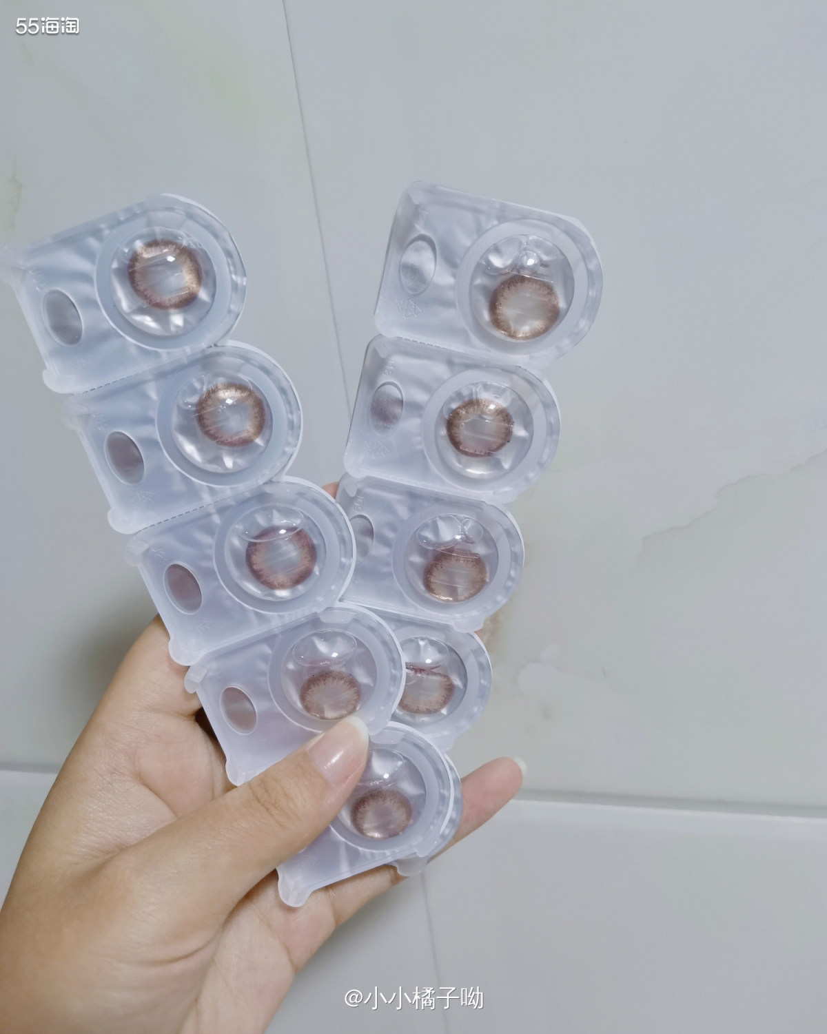 🍊作为一个高度近视者，美瞳真的是必不可少的，非常感谢55让