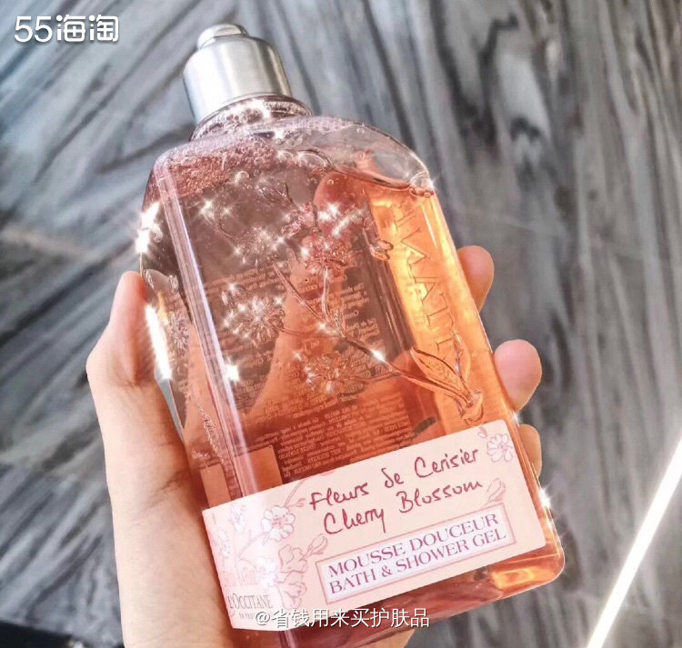 欧舒丹樱花嗜喱沐浴露I甜甜的樱花女孩儿🌸   💫接触欧舒