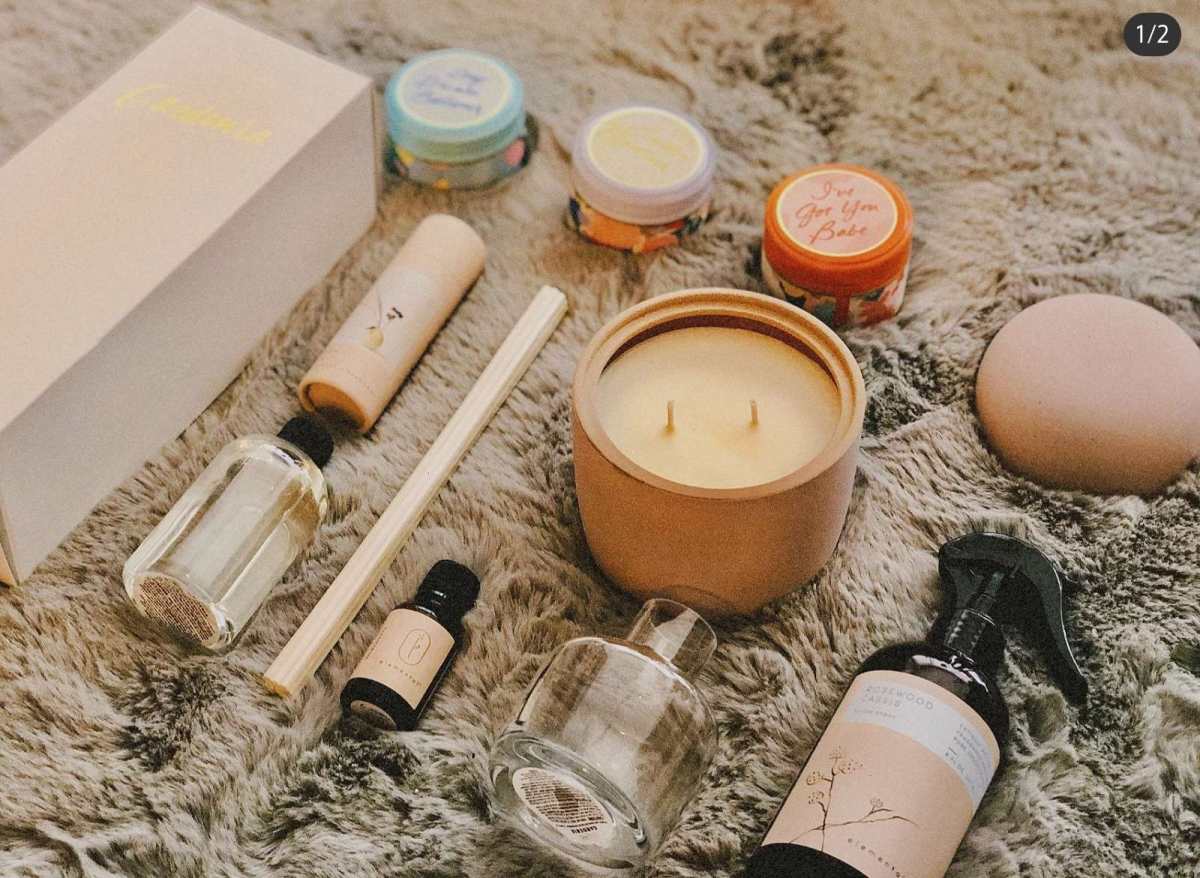 逛nd的时候发现有这款香氛蜡烛在打折，看着瓶子挺好看的，就想