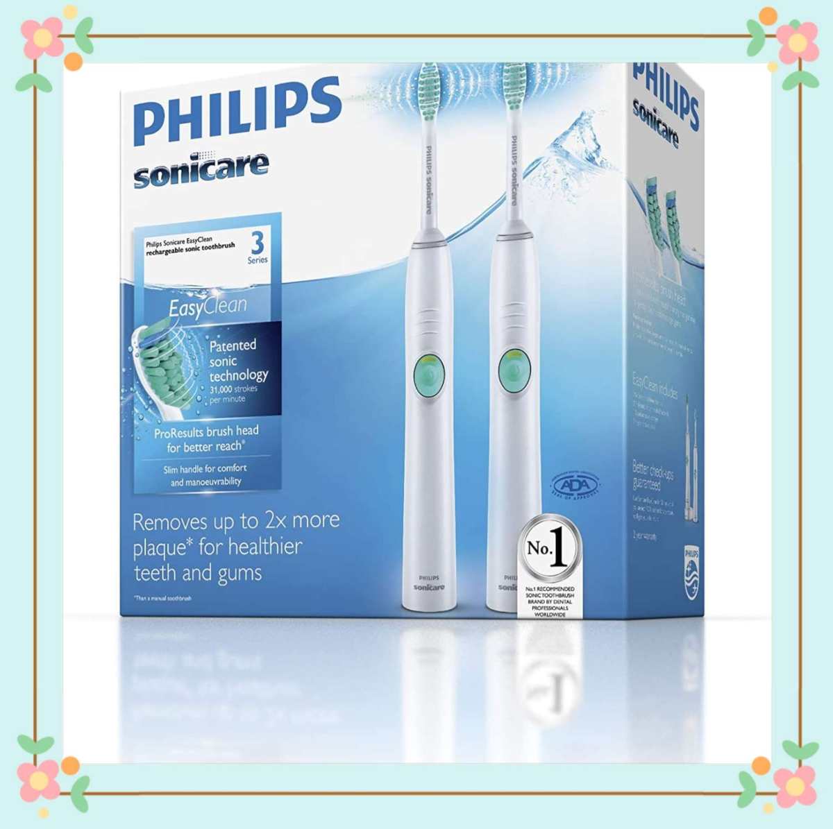 💋💋最近需要买电动牙刷小伙伴，可以看看亚马逊~飞利浦这款