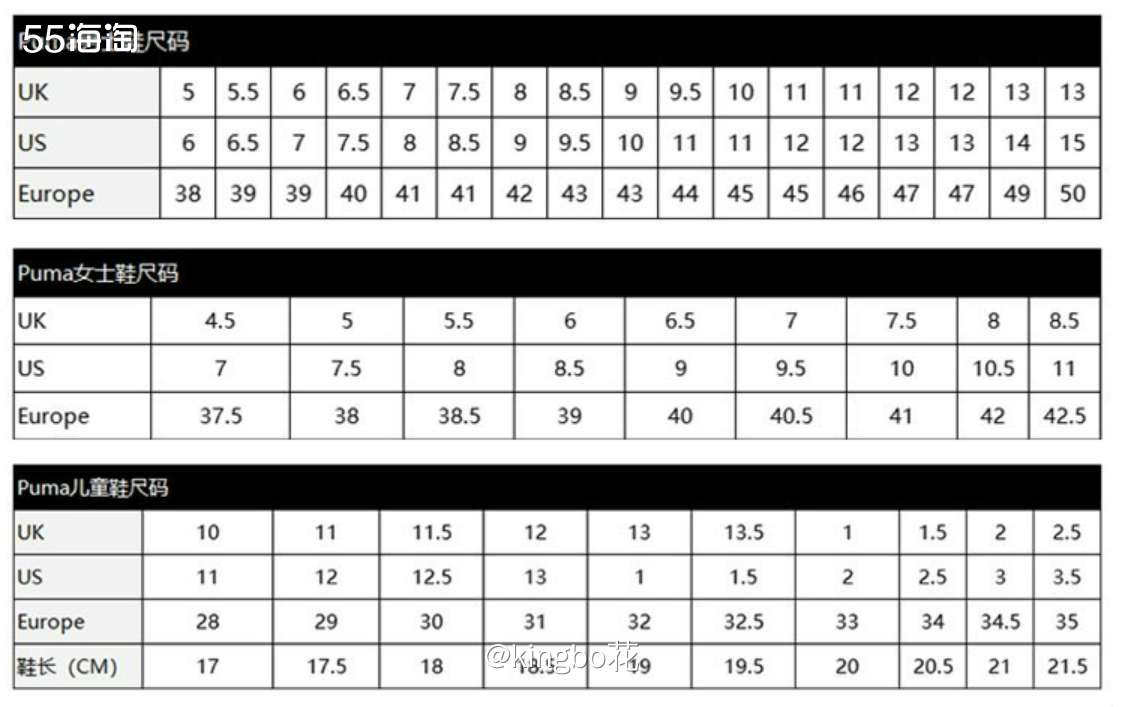 🔴海淘鞋子最大难题，尺码怎么选择？选尺码注意事项及心得  