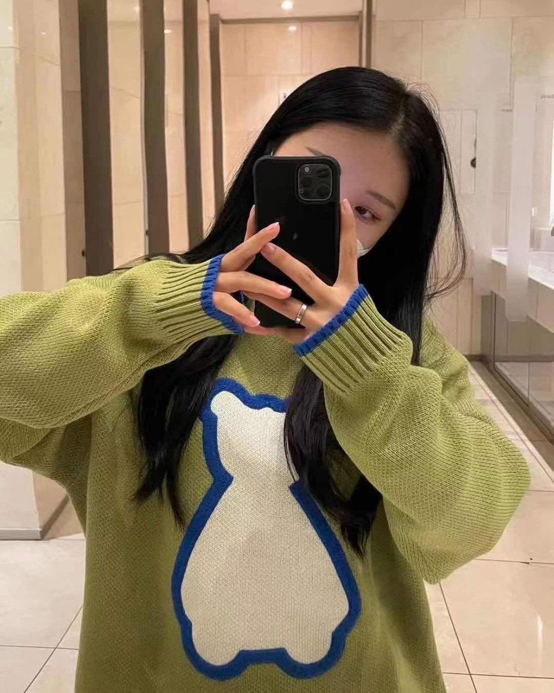 AQO🐻新款针织上衣🐻  💰339直邮到手 男女同款 