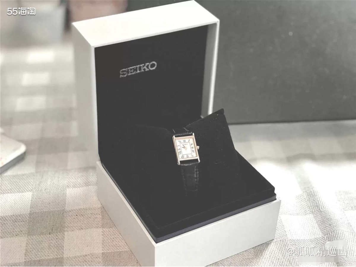 这款 Seiko SUP250 精工太阳能女士时尚石英腕表，