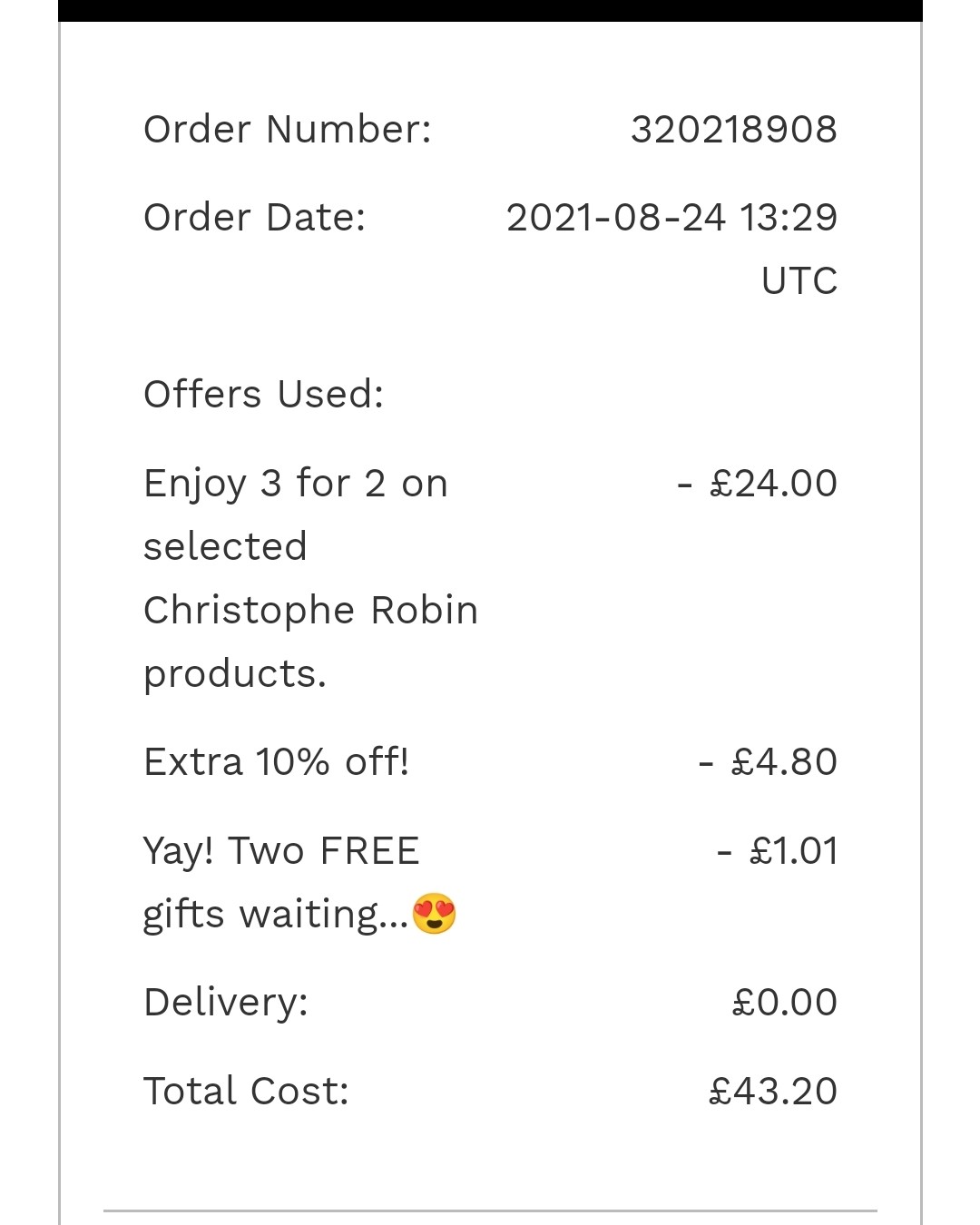 Lookfantastic这个网站是英国的知名商家，商品齐全