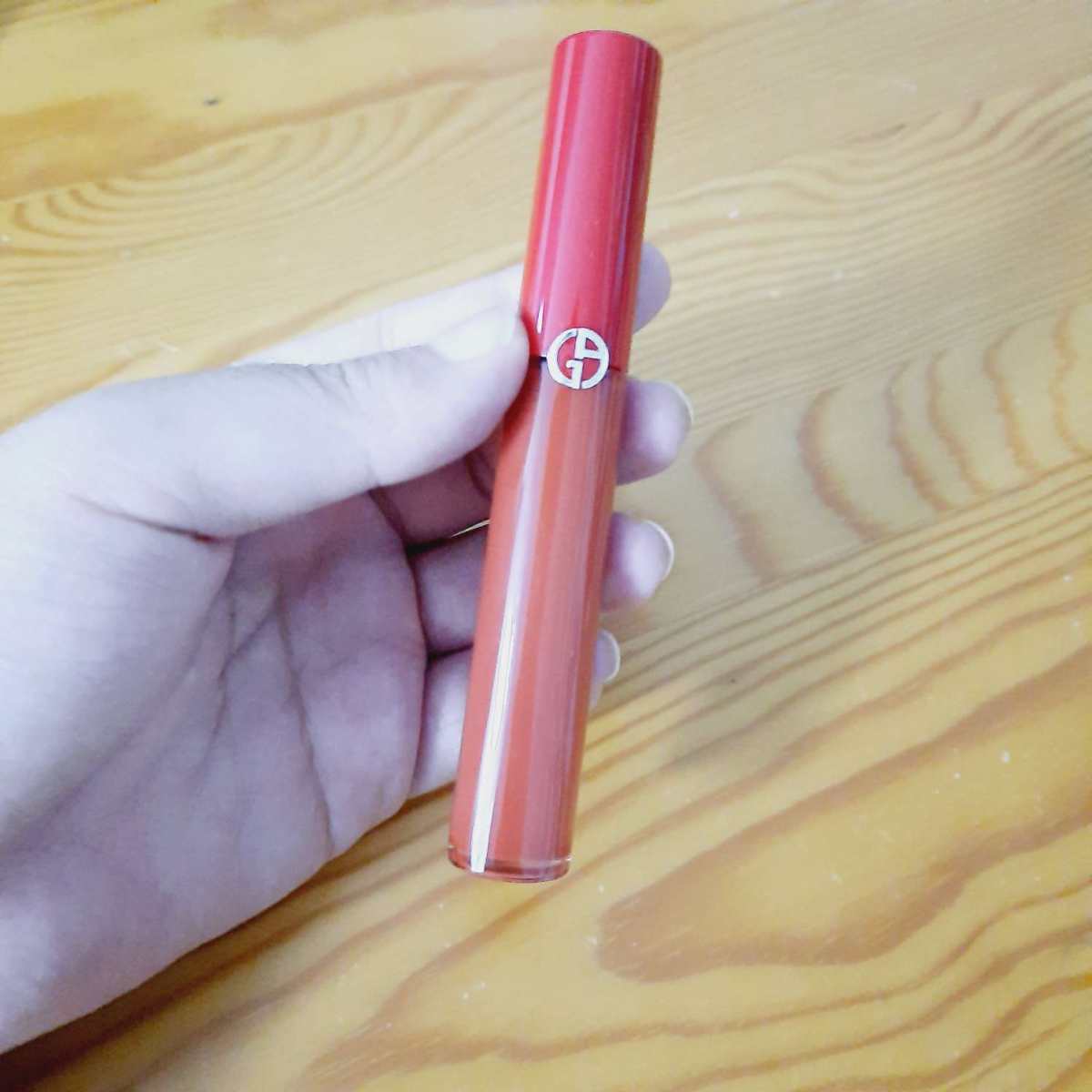❤️阿玛尼热门色号红管205号色唇釉，超级港风好看的砖红暖橘