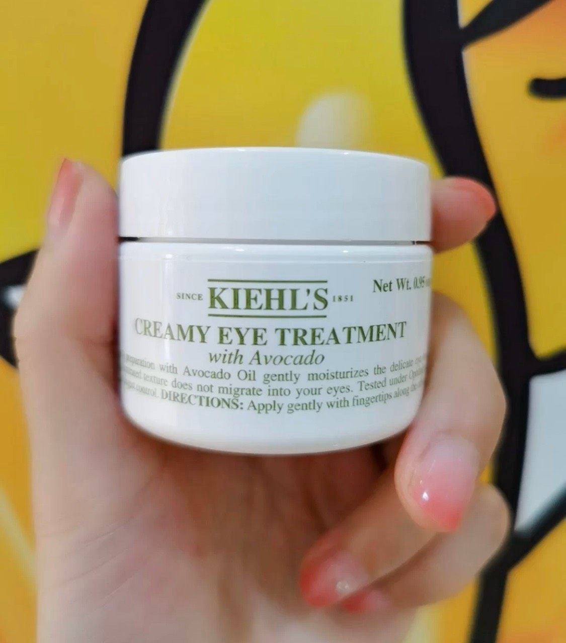 🥑科颜氏牛油果眼霜主打轻柔质地，保湿眼周，平滑肌理，油包水