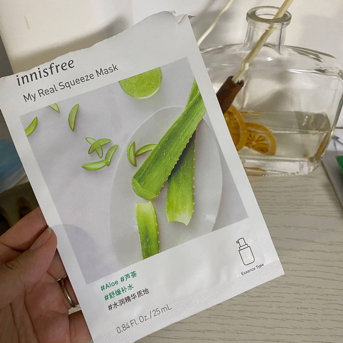 ✅打卡悦诗风吟芦荟面膜，好久没有打卡啦，最近都在处理搬家事项