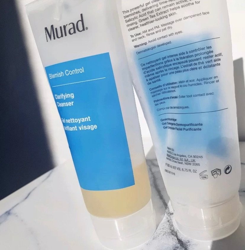 🔵 murad水杨酸洁面，一款适合痘痘肌肤购入的洗面奶。 